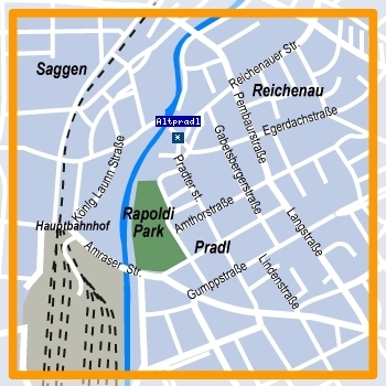 Location of Hotel Altpradl