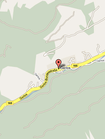 Location of Pension Pension Berghof