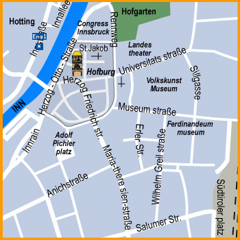 Location of Hotel Engl