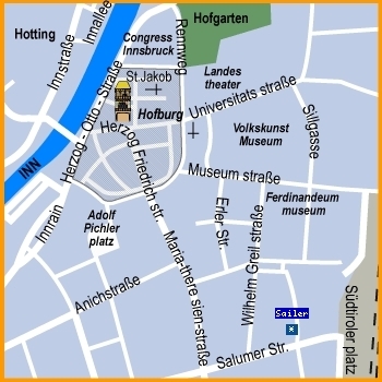 Location of Hotel Sailer