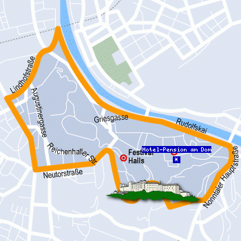 Location of Hotel Hotel Pension am Dom