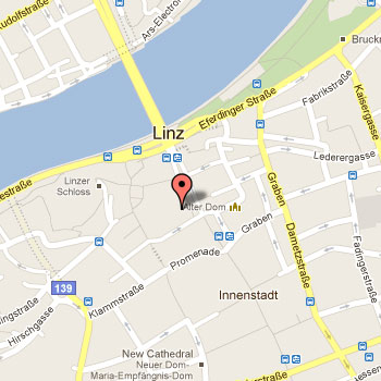 Location of Hotel Austria Classic Wolfinger