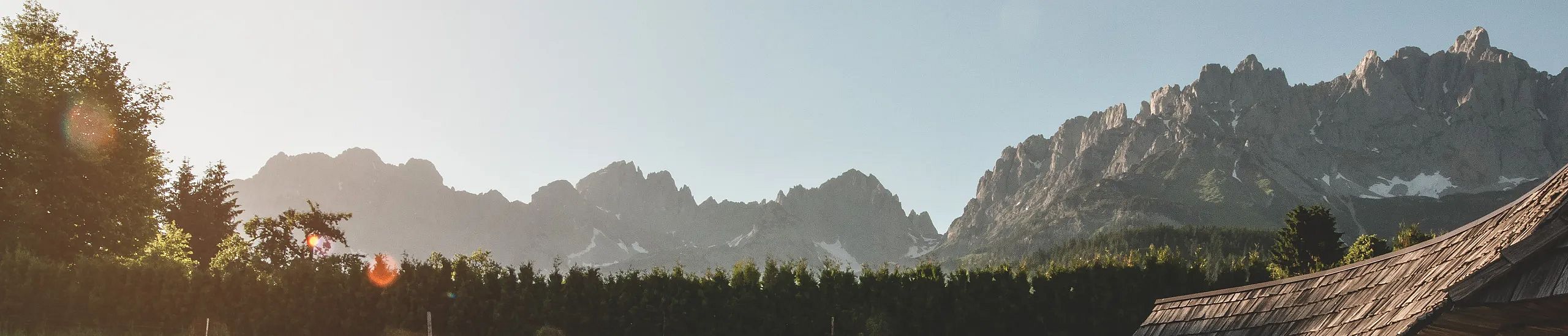 Blick auf den Wilden Kaiser